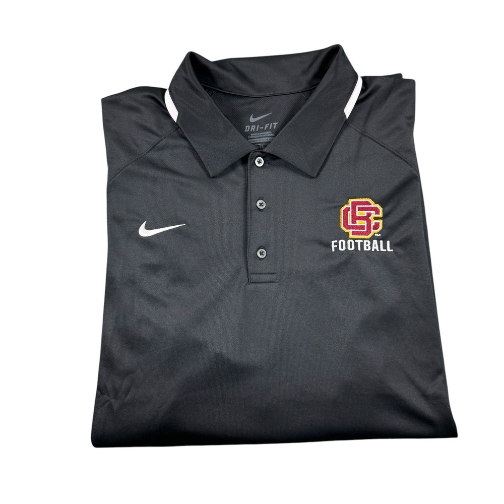 Nike Bethune Cookman Football Black Performance Mens Polo XL 658085-012 NWT